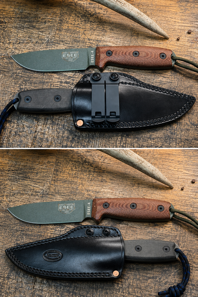 "Midnight Rider"" Fixed Blade SCOUT Carry Sheath / Medium