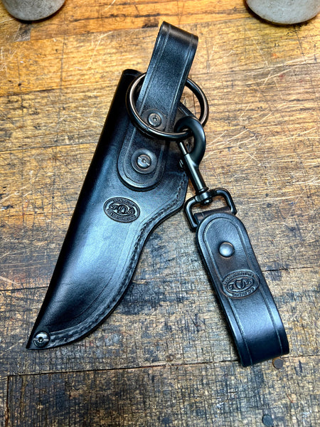 Fixed Blade Bushcraft Style Knife Sheath (Large)