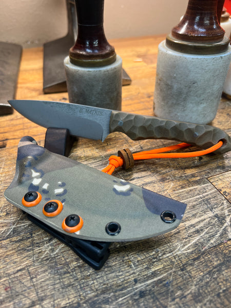 Camp /EDC Fixed Blade Knife “ Tan Earth” Nitro V