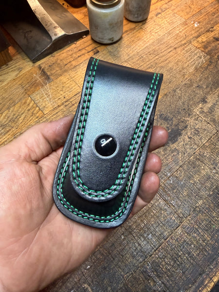 Leather Folding Knife / Multitool Sheath Design and Construction