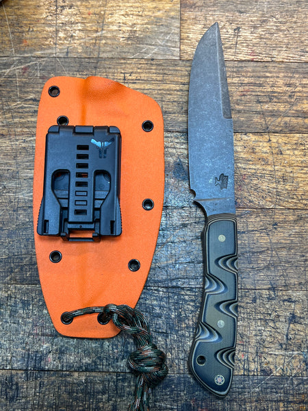 Custom Forged Medium Hunter / G10 Green/Tan