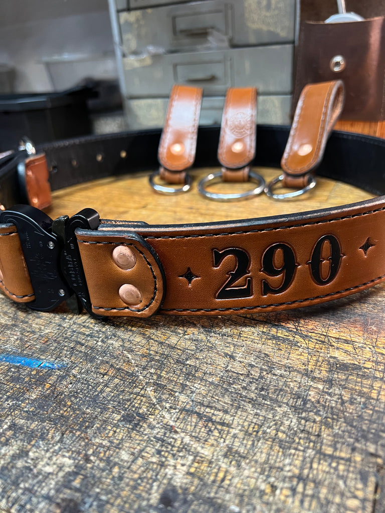 Leather Truckmans Belt /Axe Belt | FD Leatherworks - F.D. Leatherworks