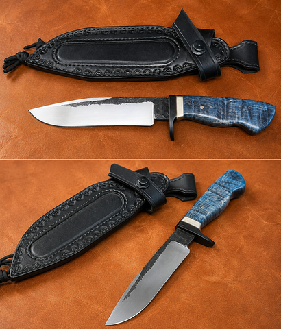 Forged Hidden Tang Hunting Knife
