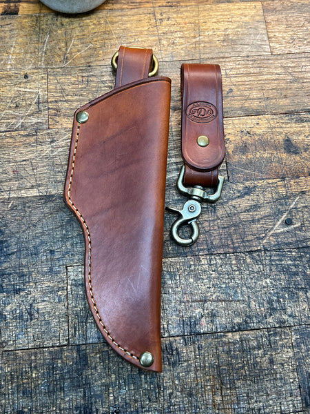 Dark Tan /Antique Brass