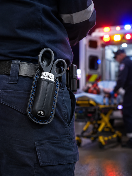EMS Trauma Shear / Multi Tool Custom Combo Leather Sheath