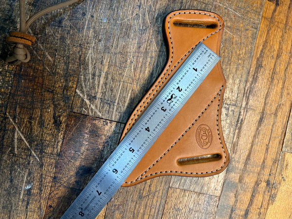 Crossdraw Pancake Sheath for Fixed Blade Knife ( MEDIUM)