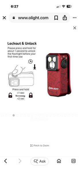 Olight Oclip Pro Multifunctional EDC Clip Flashlight