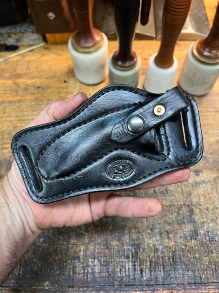 Horizontal Carry Trauma Shear Leather Holster