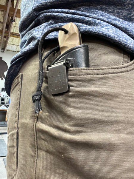 Fixed Blade Pocket Sheath ( Taco Style )