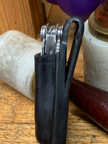 Multi Tool Custom Leather Case / Open Top Retention
