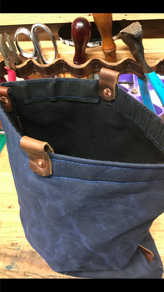 Navy with Black Fleece Lining