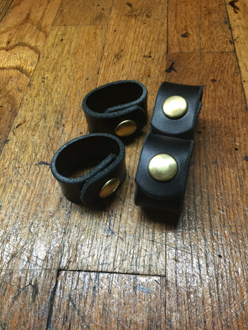 Leather Radio Strap Cord Keepers