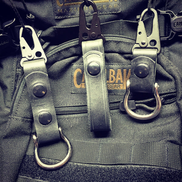Blacked Out Utility Clip Lanyard / 1 Snap or Copper Rivet