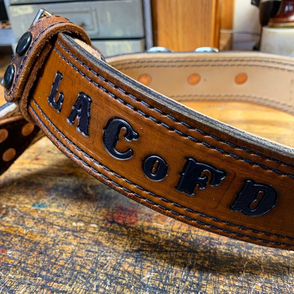 Premium Heavy Duty Leather Truck Belt /Axe Belt with Leather Lining