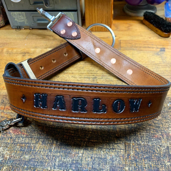 Heavy Duty Leather Truck Belt /Axe Belt with Stitching