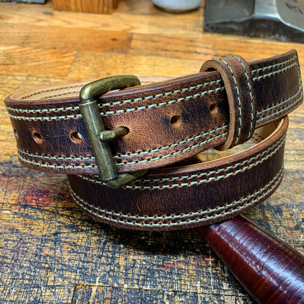 Buffalo Brown Veg-Tanned Lined Everyday Belt